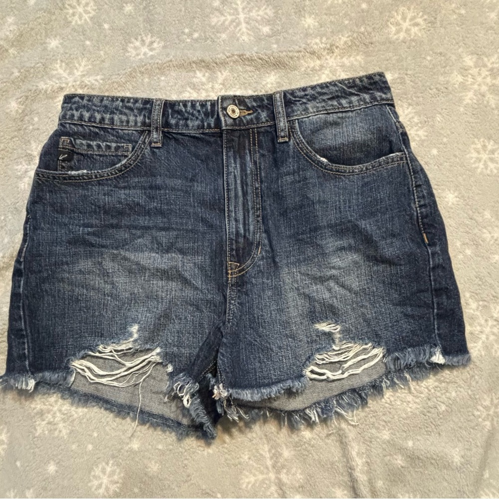 KanCan Denim Distressed Women's Jean Shorts